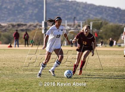 Thumbnail 1 in Desert Vista vs Mountain Pointe (Reach 11 Arizona Showcase) photogallery.