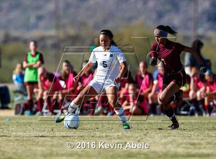 Thumbnail 2 in Desert Vista vs Mountain Pointe (Reach 11 Arizona Showcase) photogallery.