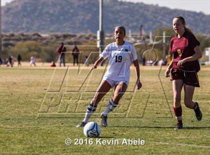 Thumbnail 1 in Desert Vista vs Mountain Pointe (Reach 11 Arizona Showcase) photogallery.