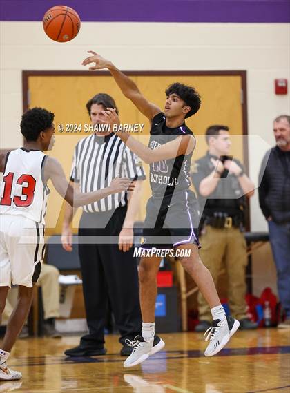 Thumbnail 3 in Herron @ Guerin Catholic (IHSAA 3A Sectional 27 First Round) photogallery.