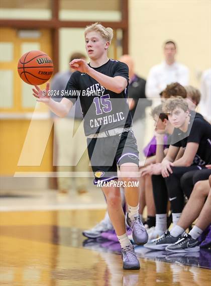 Thumbnail 2 in Herron @ Guerin Catholic (IHSAA 3A Sectional 27 First Round) photogallery.