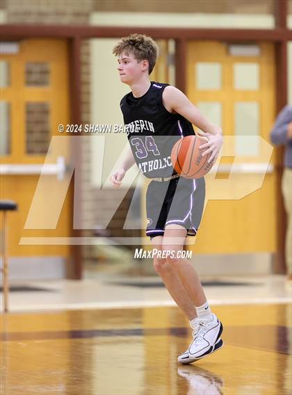 Thumbnail 3 in Herron @ Guerin Catholic (IHSAA 3A Sectional 27 First Round) photogallery.