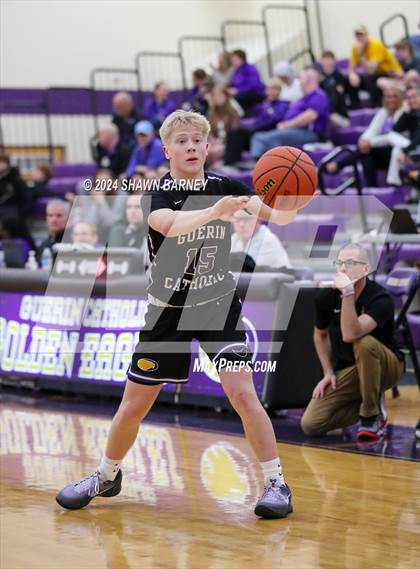 Thumbnail 2 in Herron @ Guerin Catholic (IHSAA 3A Sectional 27 First Round) photogallery.
