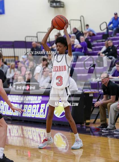Thumbnail 3 in Herron @ Guerin Catholic (IHSAA 3A Sectional 27 First Round) photogallery.