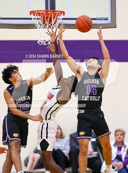Thumbnail 1 in Herron @ Guerin Catholic (IHSAA 3A Sectional 27 First Round) photogallery.