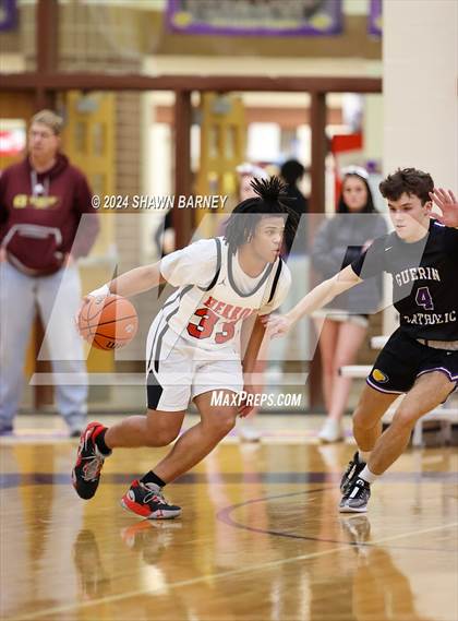 Thumbnail 1 in Herron @ Guerin Catholic (IHSAA 3A Sectional 27 First Round) photogallery.