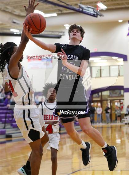 Thumbnail 1 in Herron @ Guerin Catholic (IHSAA 3A Sectional 27 First Round) photogallery.