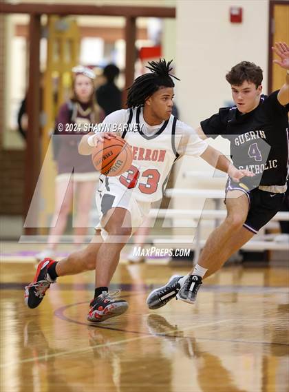 Thumbnail 2 in Herron @ Guerin Catholic (IHSAA 3A Sectional 27 First Round) photogallery.