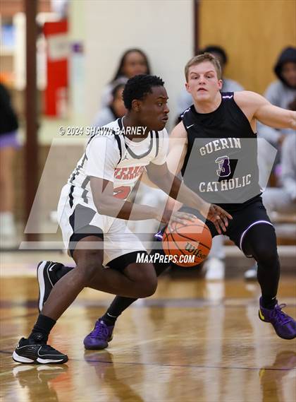 Thumbnail 2 in Herron @ Guerin Catholic (IHSAA 3A Sectional 27 First Round) photogallery.