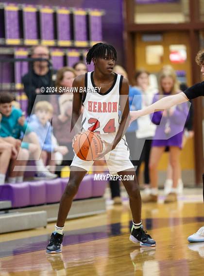 Thumbnail 2 in Herron @ Guerin Catholic (IHSAA 3A Sectional 27 First Round) photogallery.