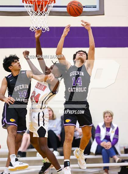 Thumbnail 2 in Herron @ Guerin Catholic (IHSAA 3A Sectional 27 First Round) photogallery.