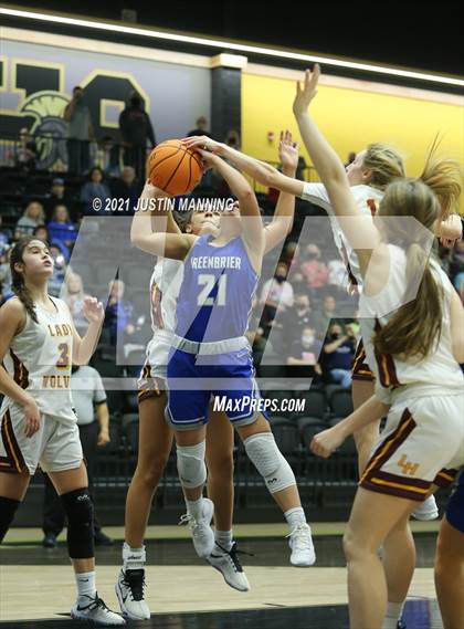 Thumbnail 2 in Greenbrier vs. Lake Hamilton (AAA 5A First Round Playoff) photogallery.
