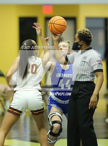 Thumbnail 2 in Greenbrier vs. Lake Hamilton (AAA 5A First Round Playoff) photogallery.