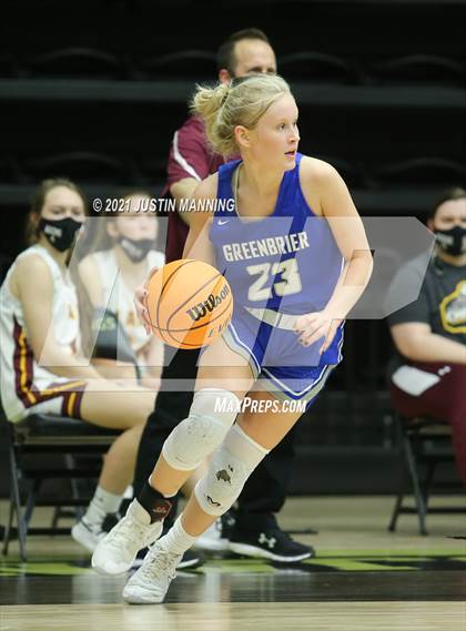 Thumbnail 1 in Greenbrier vs. Lake Hamilton (AAA 5A First Round Playoff) photogallery.
