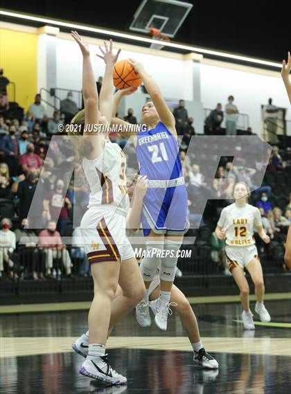 Thumbnail 3 in Greenbrier vs. Lake Hamilton (AAA 5A First Round Playoff) photogallery.