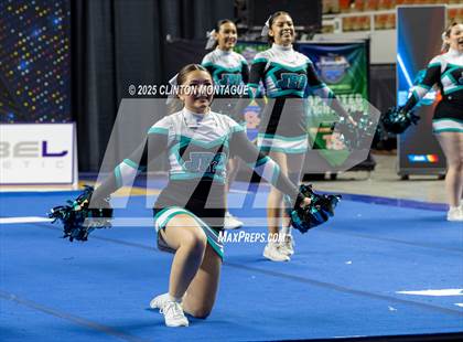 Thumbnail 1 in St. John Paul II Catholic - Cheer (AIA Division IV Prelims) photogallery.