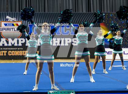 Thumbnail 1 in St. John Paul II Catholic - Cheer (AIA Division IV Prelims) photogallery.