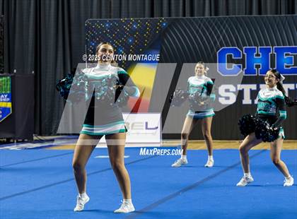 Thumbnail 1 in St. John Paul II Catholic - Cheer (AIA Division IV Prelims) photogallery.