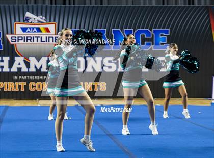 Thumbnail 2 in St. John Paul II Catholic - Cheer (AIA Division IV Prelims) photogallery.