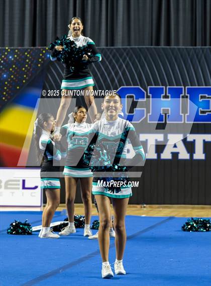 Thumbnail 2 in St. John Paul II Catholic - Cheer (AIA Division IV Prelims) photogallery.