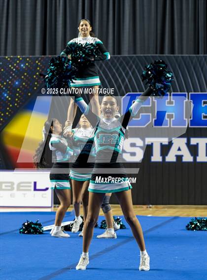 Thumbnail 3 in St. John Paul II Catholic - Cheer (AIA Division IV Prelims) photogallery.