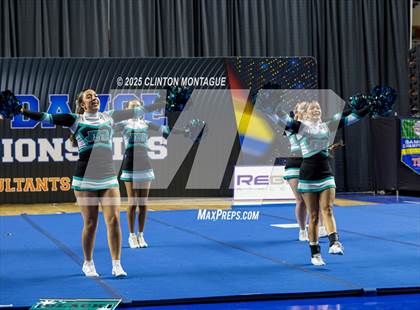 Thumbnail 1 in St. John Paul II Catholic - Cheer (AIA Division IV Prelims) photogallery.