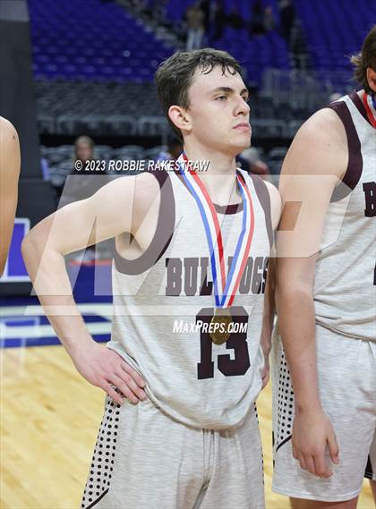 Thumbnail 1 in Flatonia vs. LaPoynor (UIL 2A Basketball State Semifinal Medal Ceremony) photogallery.