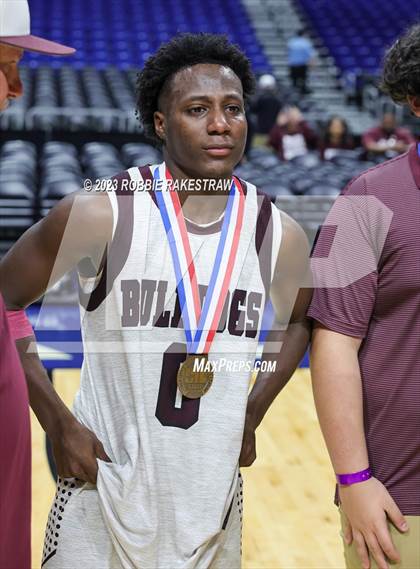 Thumbnail 3 in Flatonia vs. LaPoynor (UIL 2A Basketball State Semifinal Medal Ceremony) photogallery.