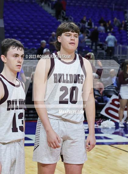 Thumbnail 3 in Flatonia vs. LaPoynor (UIL 2A Basketball State Semifinal Medal Ceremony) photogallery.