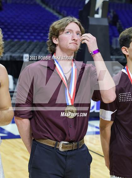 Thumbnail 2 in Flatonia vs. LaPoynor (UIL 2A Basketball State Semifinal Medal Ceremony) photogallery.