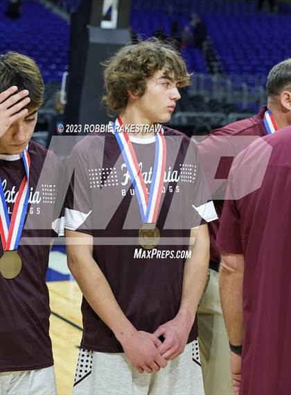 Thumbnail 3 in Flatonia vs. LaPoynor (UIL 2A Basketball State Semifinal Medal Ceremony) photogallery.