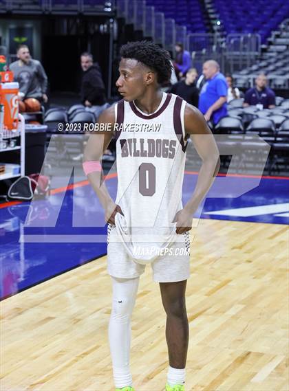 Thumbnail 2 in Flatonia vs. LaPoynor (UIL 2A Basketball State Semifinal Medal Ceremony) photogallery.