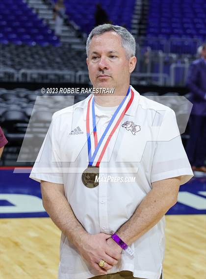 Thumbnail 3 in Flatonia vs. LaPoynor (UIL 2A Basketball State Semifinal Medal Ceremony) photogallery.