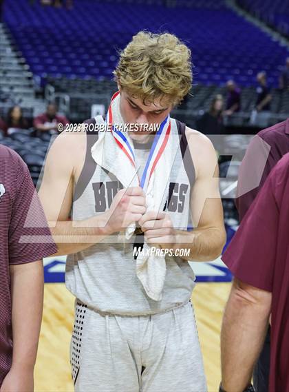 Thumbnail 3 in Flatonia vs. LaPoynor (UIL 2A Basketball State Semifinal Medal Ceremony) photogallery.