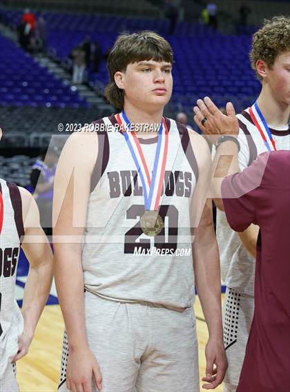 Thumbnail 2 in Flatonia vs. LaPoynor (UIL 2A Basketball State Semifinal Medal Ceremony) photogallery.