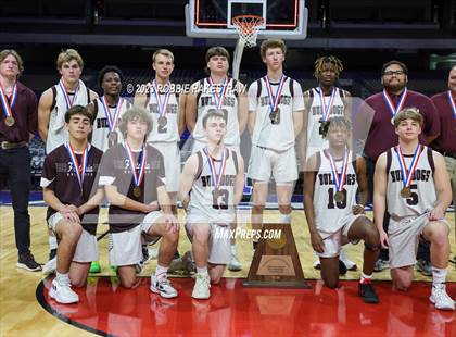 Thumbnail 2 in Flatonia vs. LaPoynor (UIL 2A Basketball State Semifinal Medal Ceremony) photogallery.