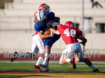 Thumbnail 3 in Bingham vs. Orange Lutheran (Mission Viejo Football Classic) photogallery.