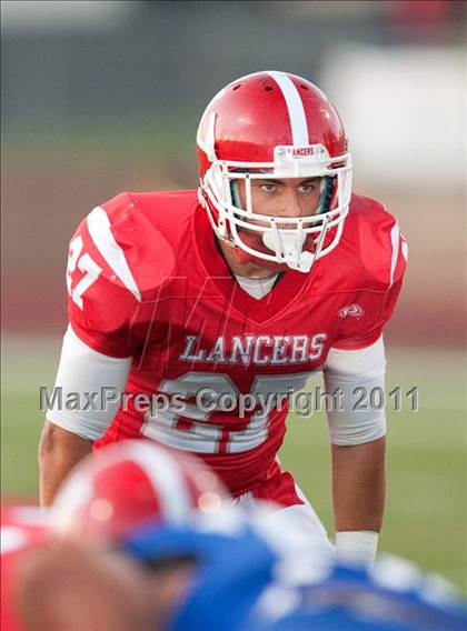 Thumbnail 2 in Bingham vs. Orange Lutheran (Mission Viejo Football Classic) photogallery.