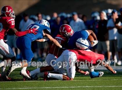 Thumbnail 1 in Bingham vs. Orange Lutheran (Mission Viejo Football Classic) photogallery.