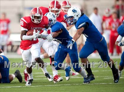 Thumbnail 1 in Bingham vs. Orange Lutheran (Mission Viejo Football Classic) photogallery.