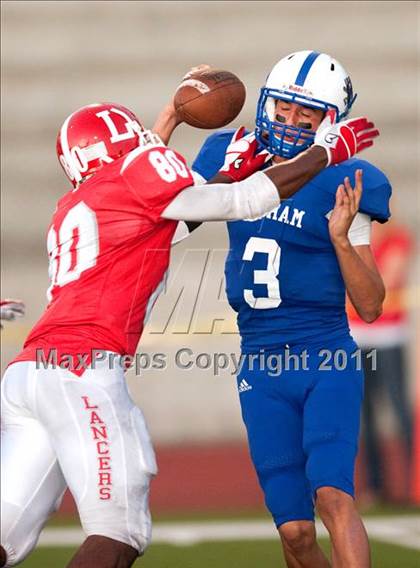 Thumbnail 2 in Bingham vs. Orange Lutheran (Mission Viejo Football Classic) photogallery.