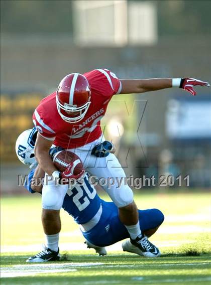 Thumbnail 3 in Bingham vs. Orange Lutheran (Mission Viejo Football Classic) photogallery.