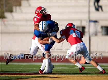 Thumbnail 1 in Bingham vs. Orange Lutheran (Mission Viejo Football Classic) photogallery.