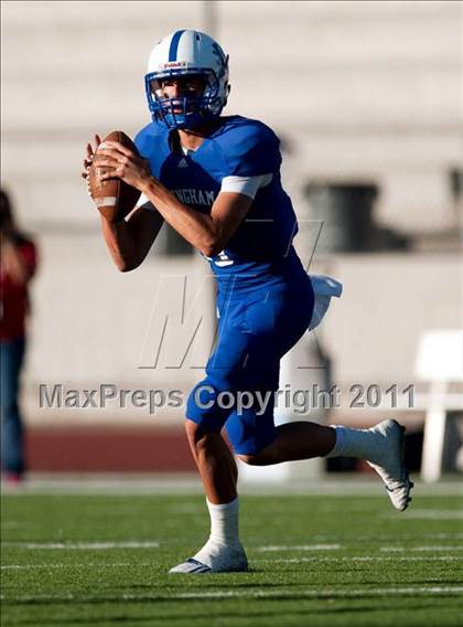 Thumbnail 3 in Bingham vs. Orange Lutheran (Mission Viejo Football Classic) photogallery.