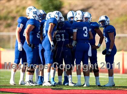 Thumbnail 3 in Bingham vs. Orange Lutheran (Mission Viejo Football Classic) photogallery.