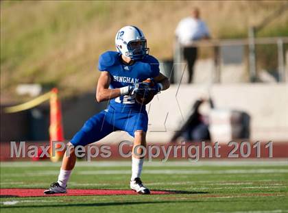 Thumbnail 1 in Bingham vs. Orange Lutheran (Mission Viejo Football Classic) photogallery.