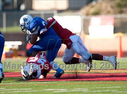 Thumbnail 3 in Bingham vs. Orange Lutheran (Mission Viejo Football Classic) photogallery.
