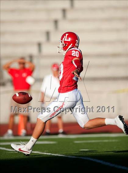 Thumbnail 2 in Bingham vs. Orange Lutheran (Mission Viejo Football Classic) photogallery.