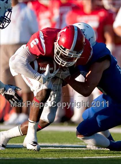 Thumbnail 3 in Bingham vs. Orange Lutheran (Mission Viejo Football Classic) photogallery.
