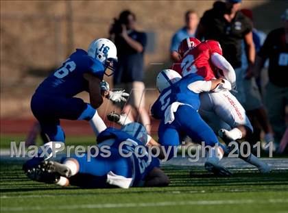 Thumbnail 1 in Bingham vs. Orange Lutheran (Mission Viejo Football Classic) photogallery.